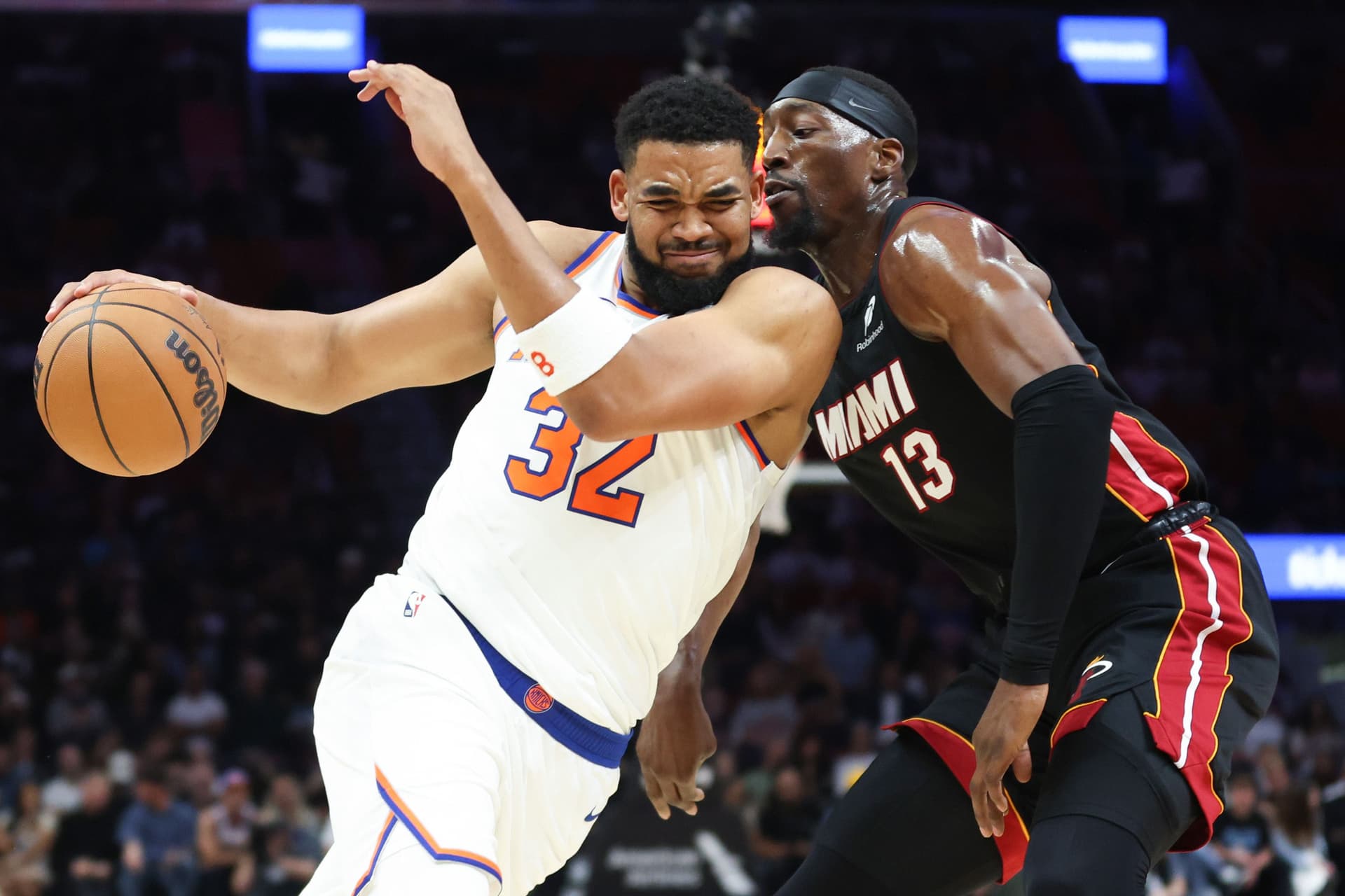Karl-Anthony Towns and Bam Adebayo