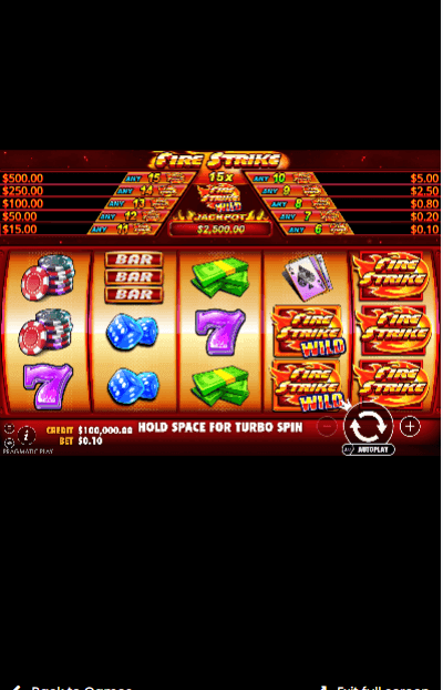 Keep an eye out for the Fire Strike