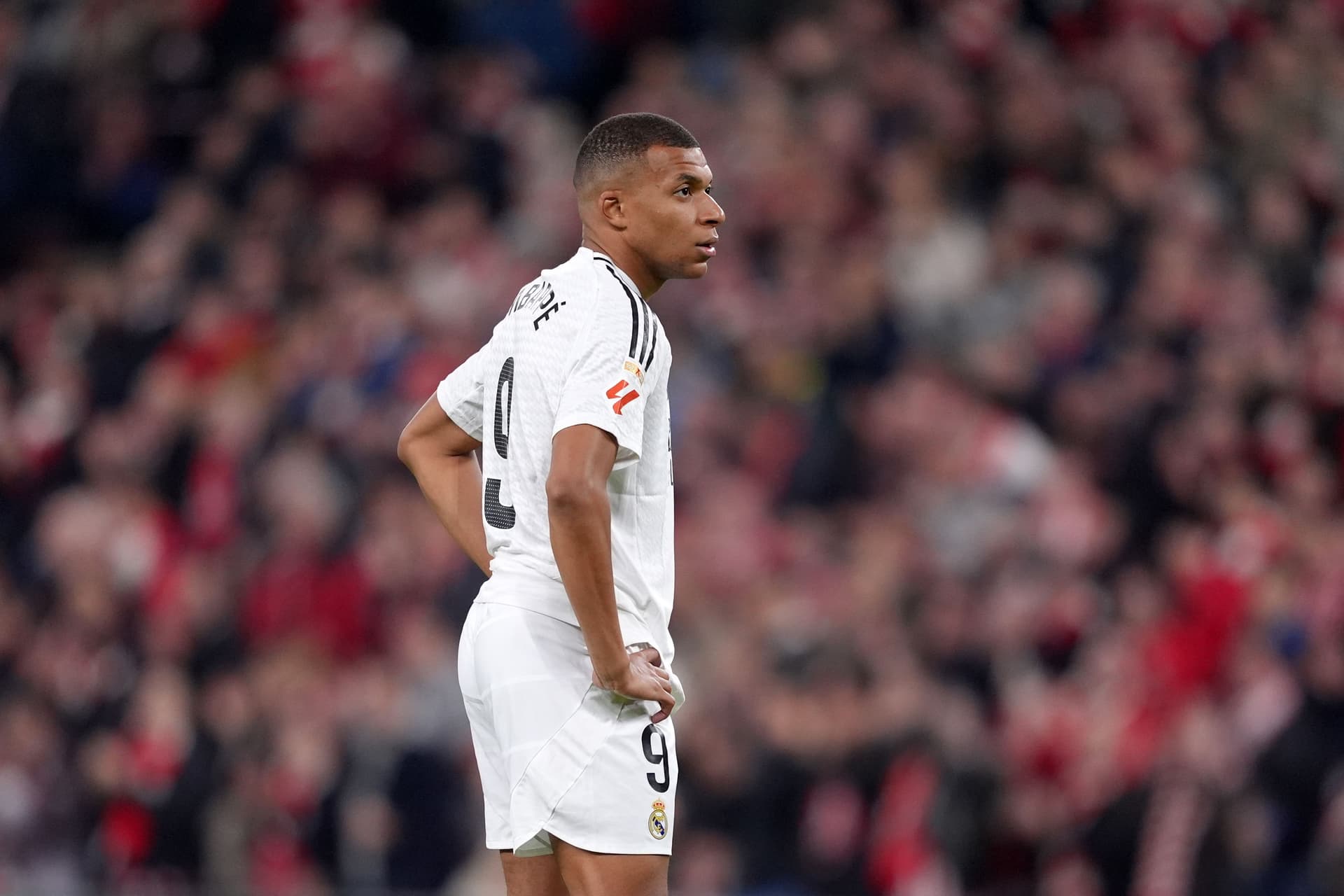 Kylian Mbappe of Real Madrid looks on during the LaLiga.jpg