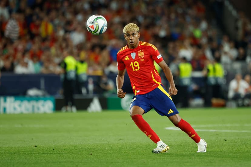 Lamine Yamal of Spain during the UEFA Nations League 2025