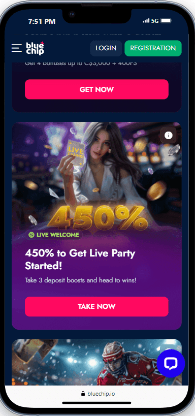 Live Casino Welcome Pack
