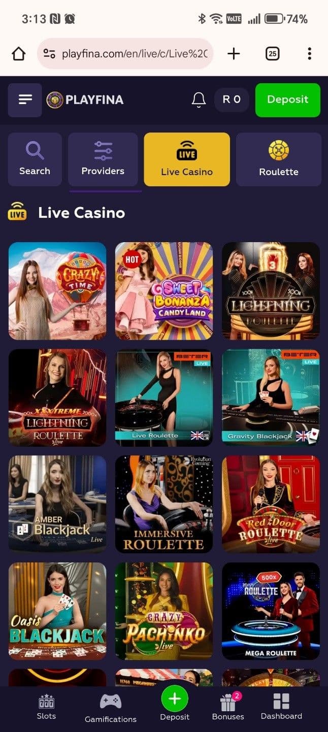 Live Dealer Games
