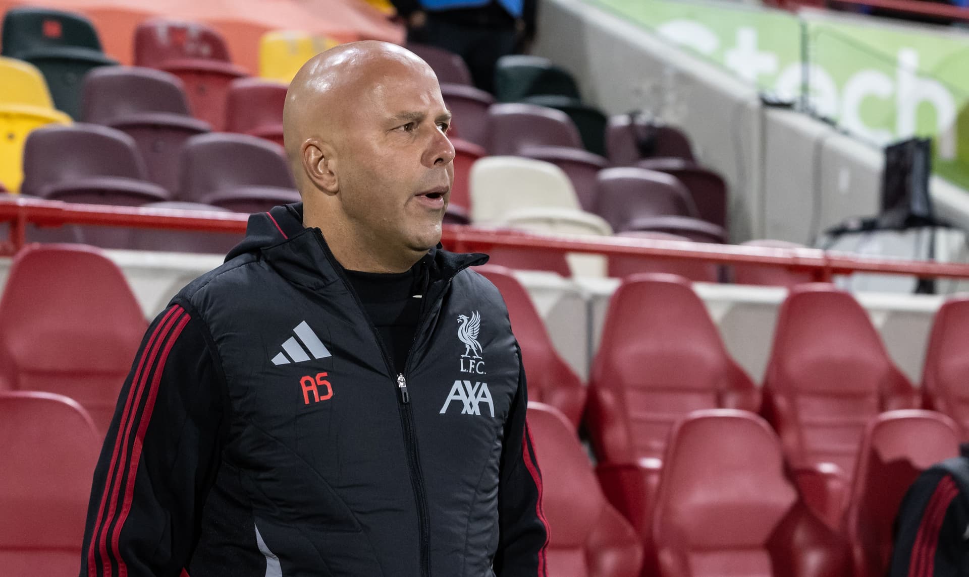 Liverpool's manager Arne Slot