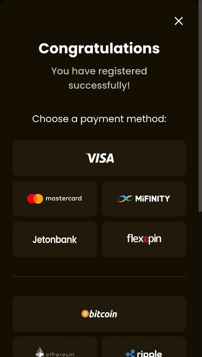 Make sure that you opt-in for the first deposit