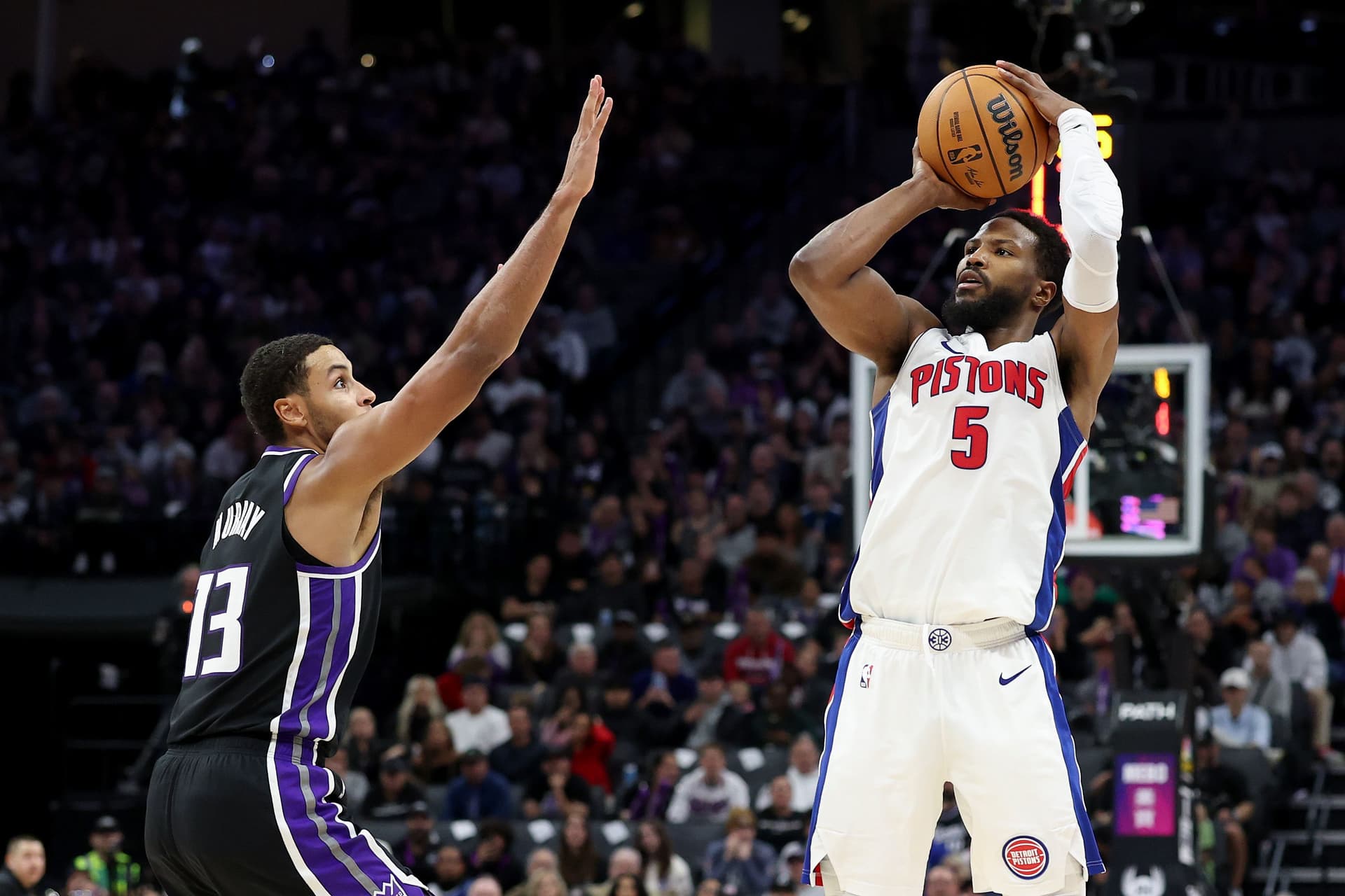 Malik Beasley and Keegan Murray