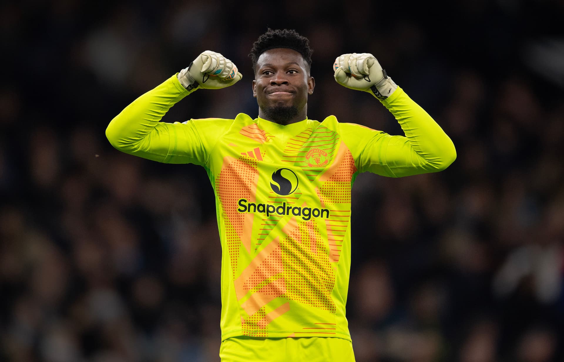 Manchester United goalkeeper Andre Onana