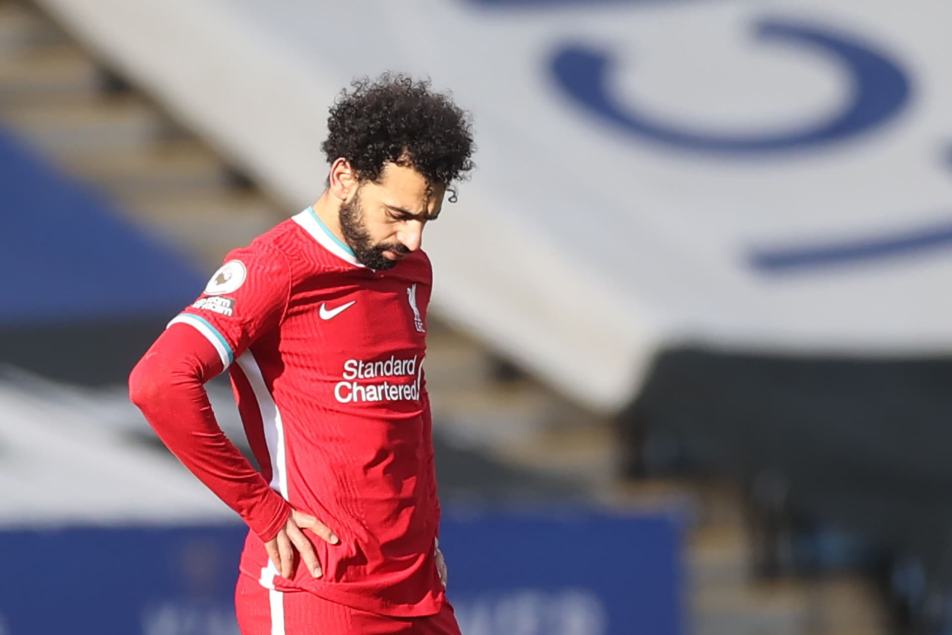 Mohamed Salah reacts during the English Premier League.jpg