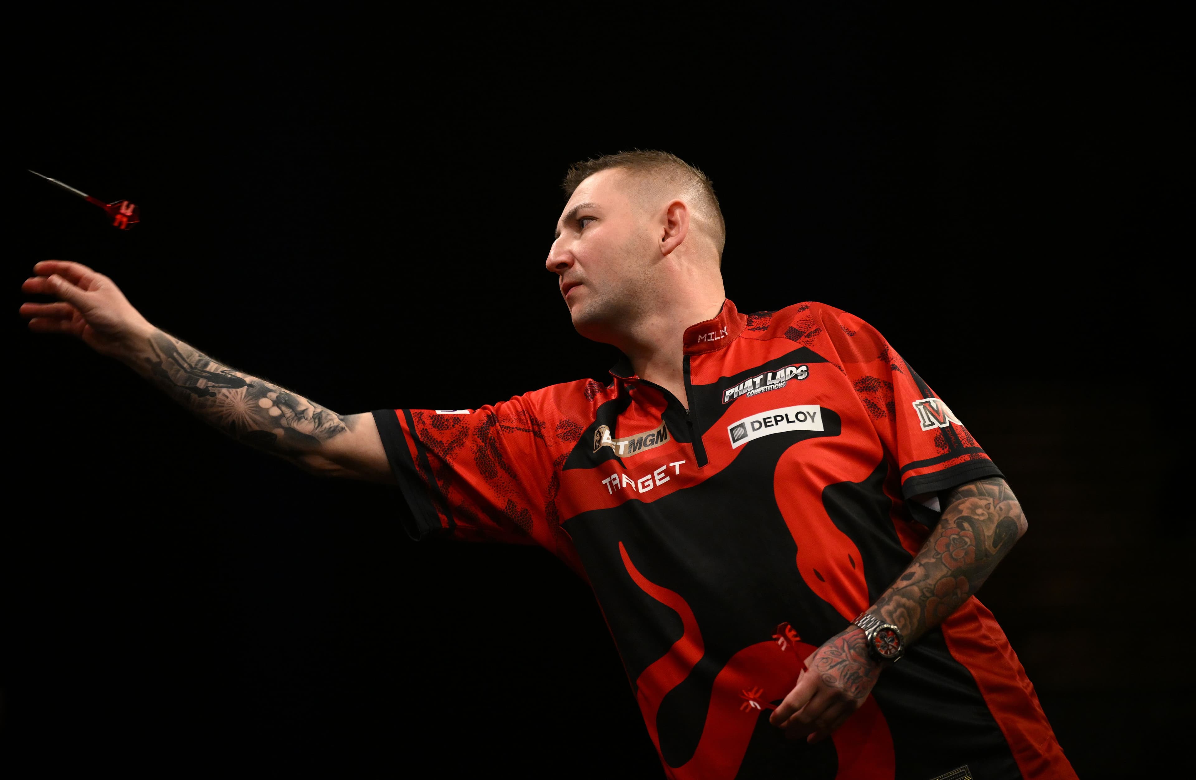 Nathan Aspinall in action