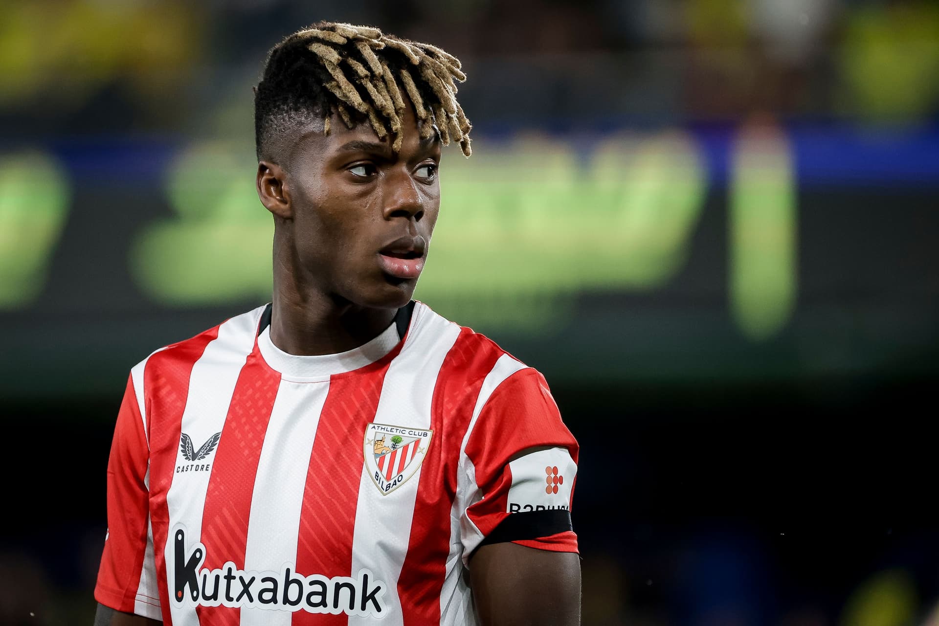 Niko Williams of Athletic Club de Bilbao plays during the La Liga match