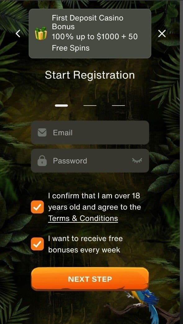 No Cashwin promo code needed