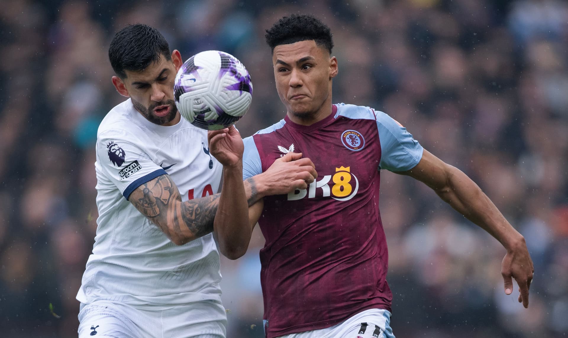 Ollie Watkins and Cristian Romero