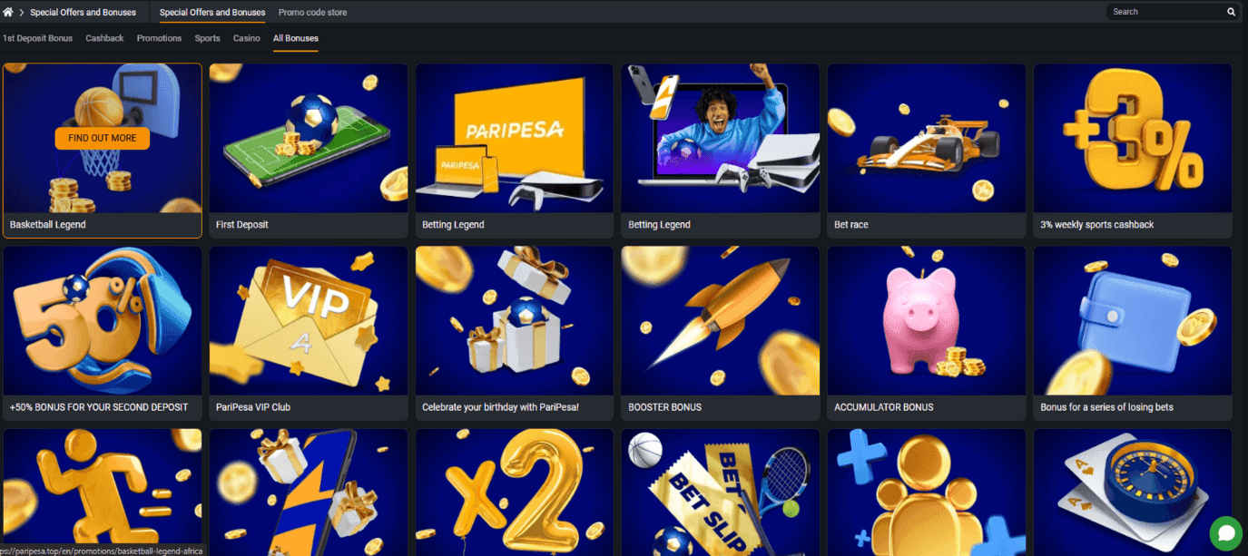 Paripesa Bonuses & Promotions.png