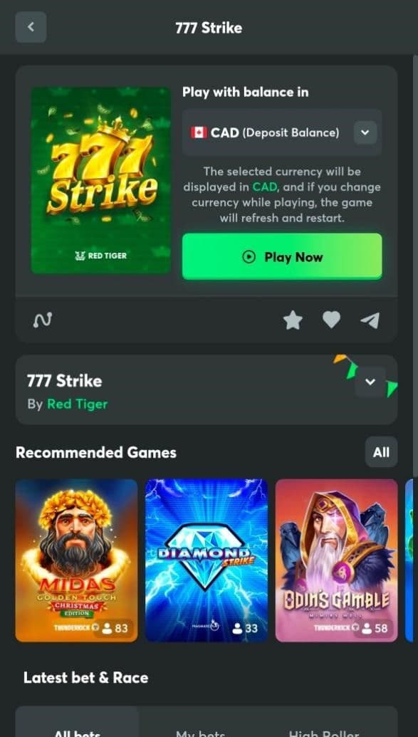 Pick a deposit method and make sure you claim any welcome bonuses