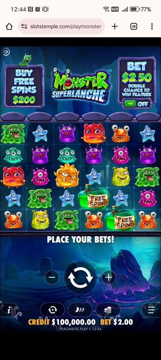 Monster Superlanche Slot Playing Guide