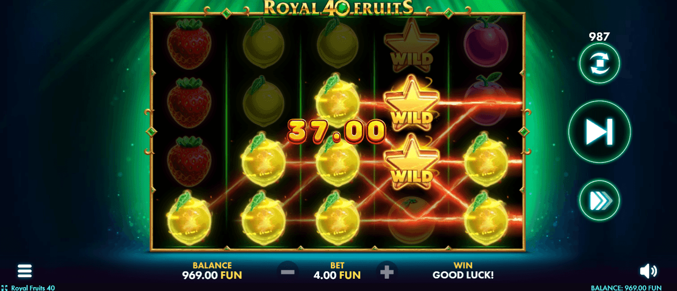 Royal Fruits 40 for Real Money Playing Guide