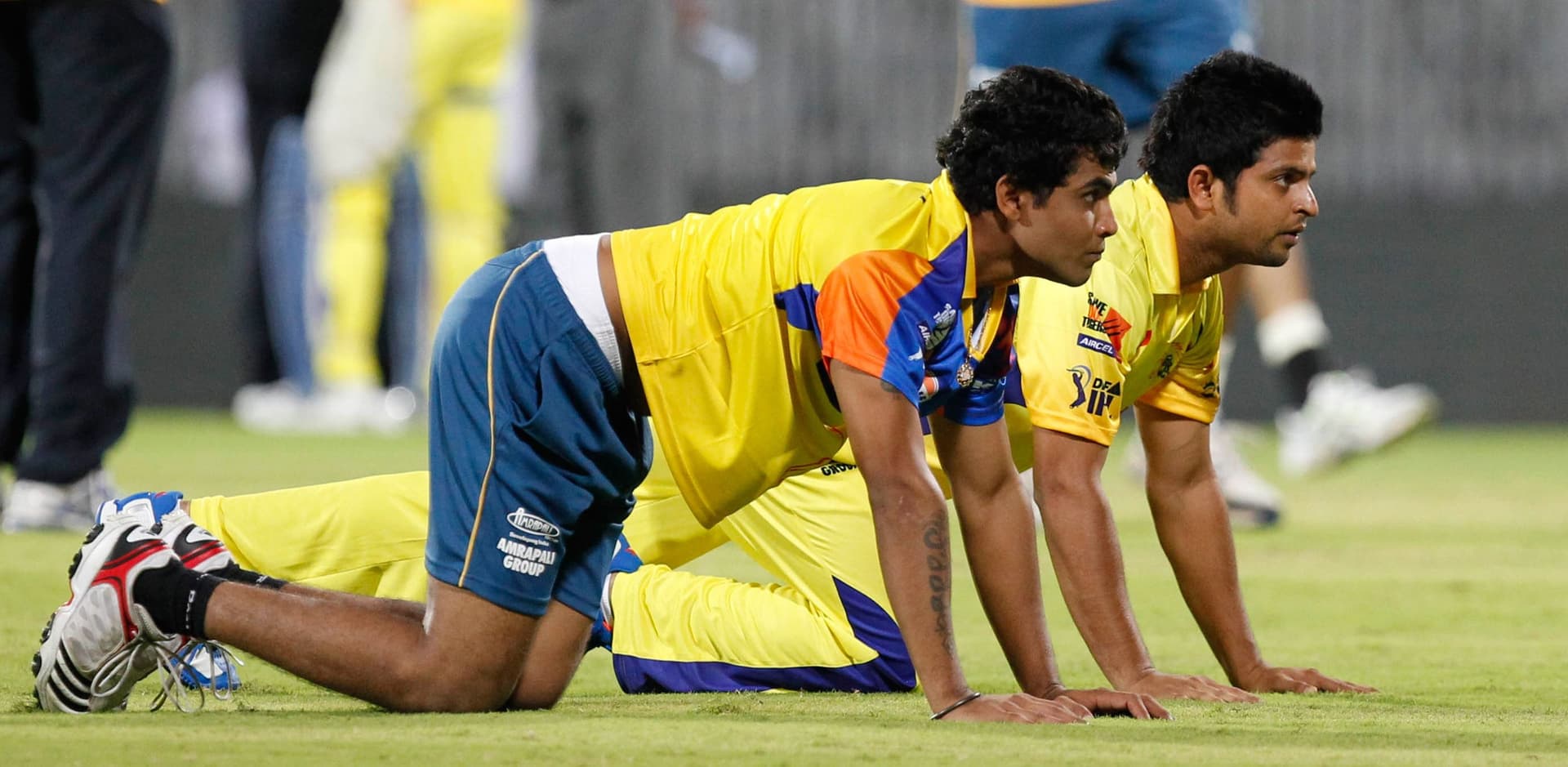 Ravindra Jadeja and Suresh Raina
