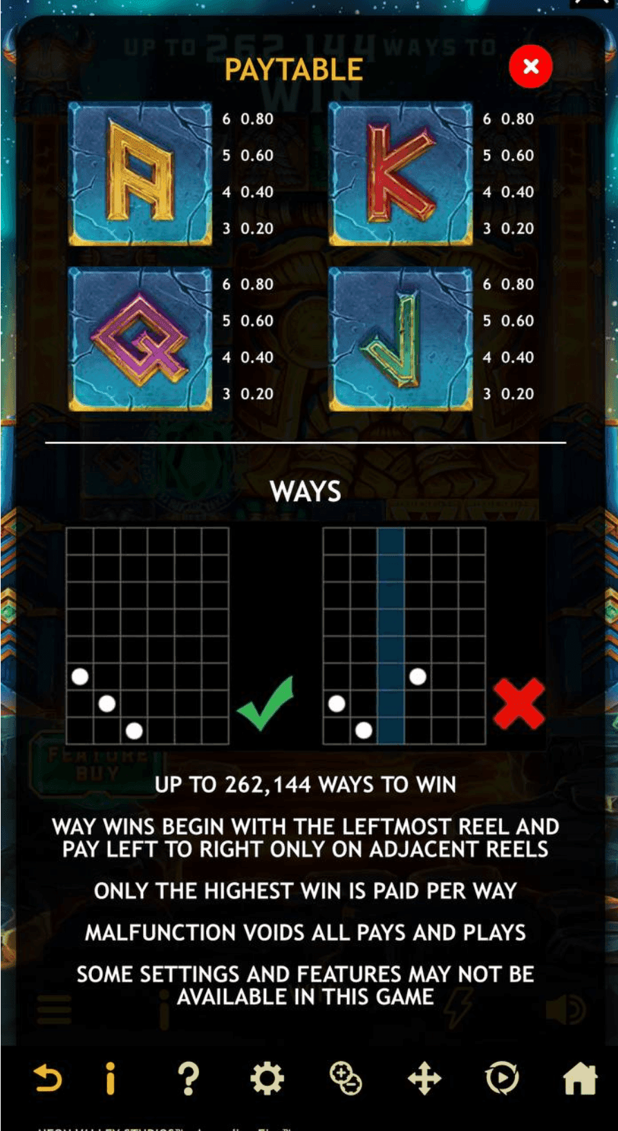 Reels, Rows, Paylines asgardian fire.png