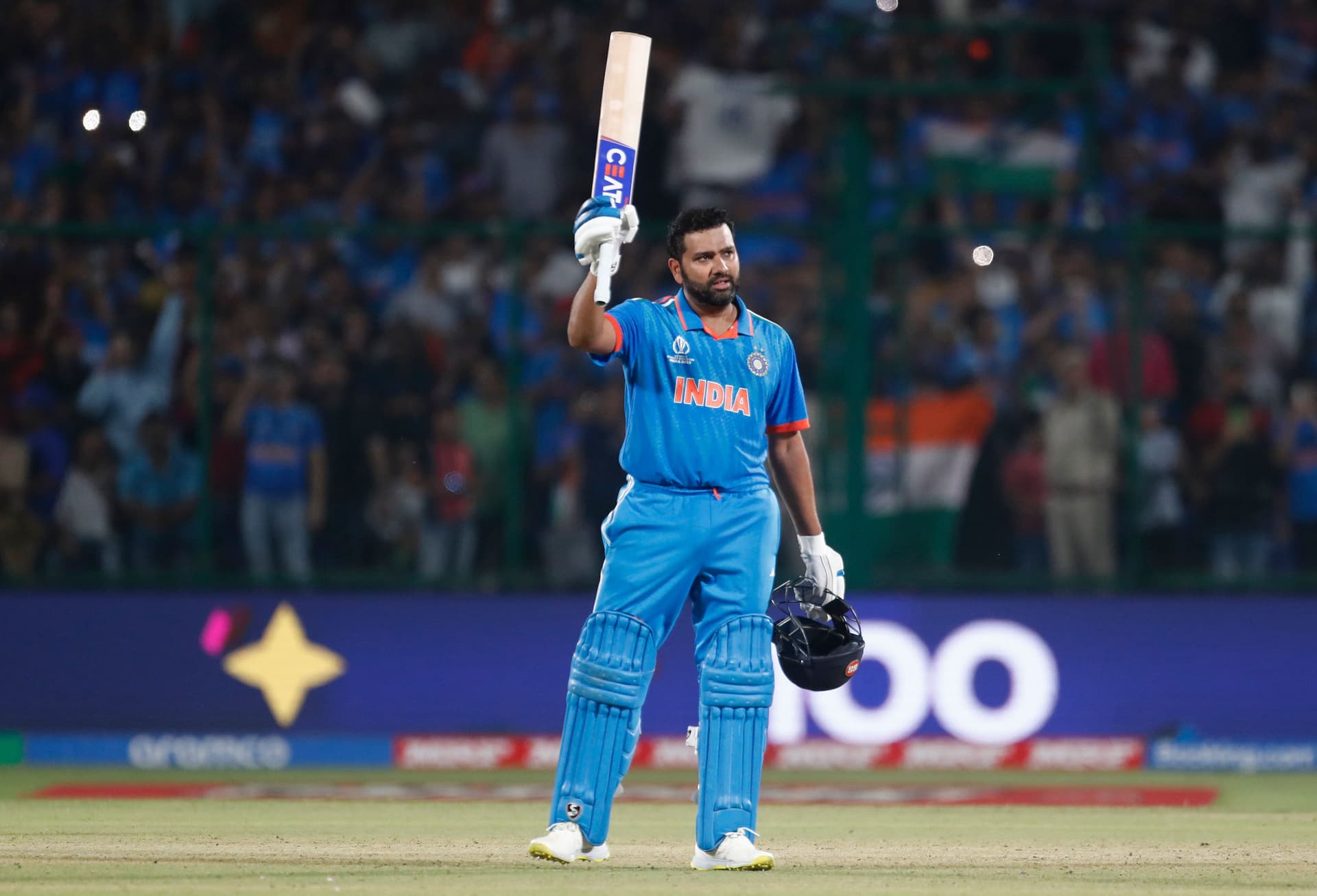 Rohit Sharma Celebrating his Century
