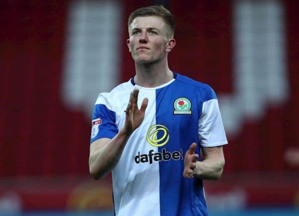 Scott Wharton in Blackburn Rovers kit
