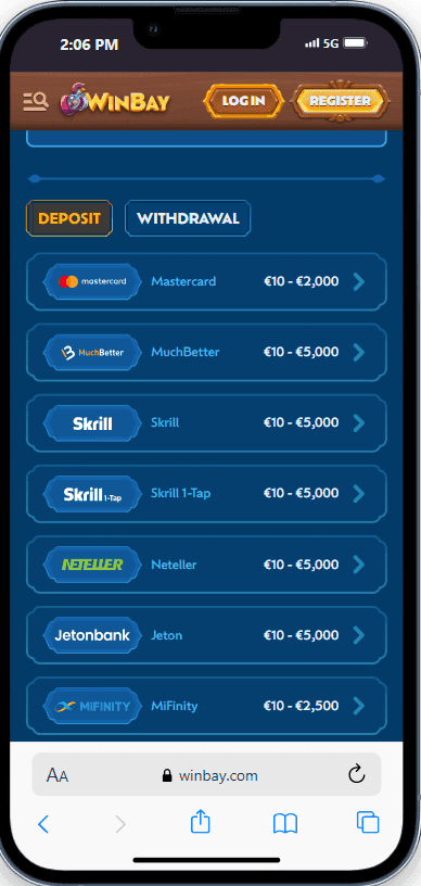 Select your payment option