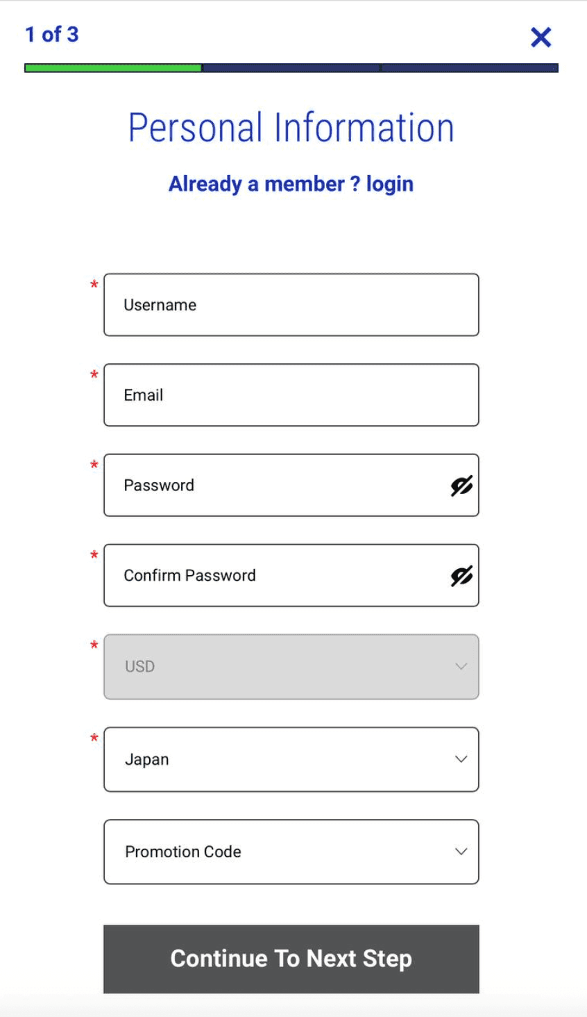 Shinobibet Registration Guide