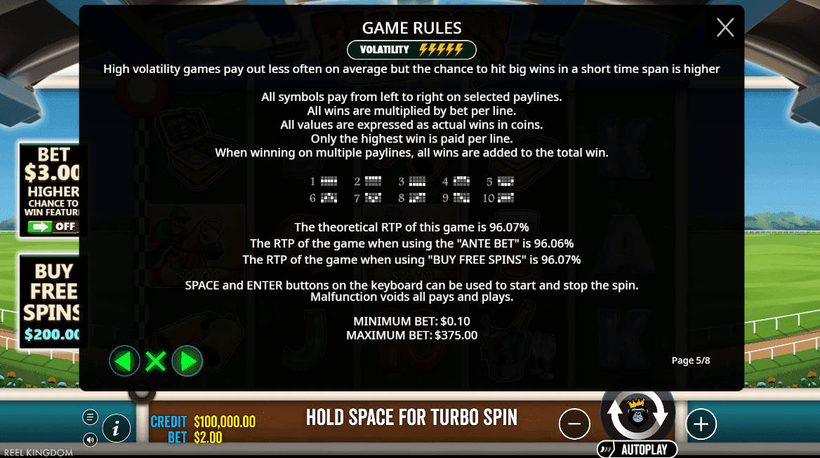 Sign in to the Big Bass Day at the Races casino