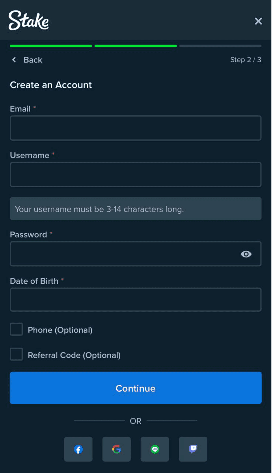 Sign up and verify your account.