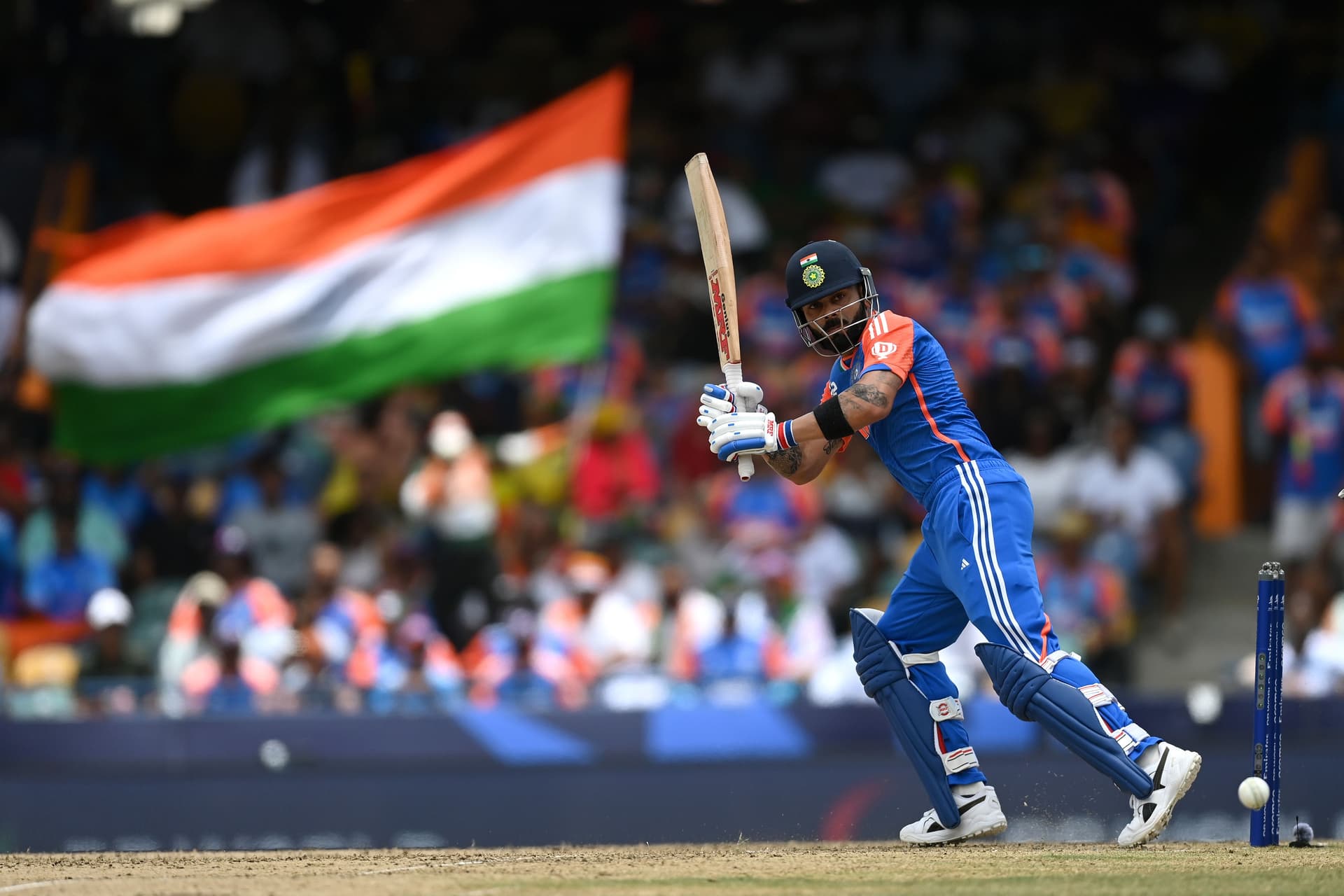Virat Kohli of India bats during the ICC Men's T20 Cricket World Cup