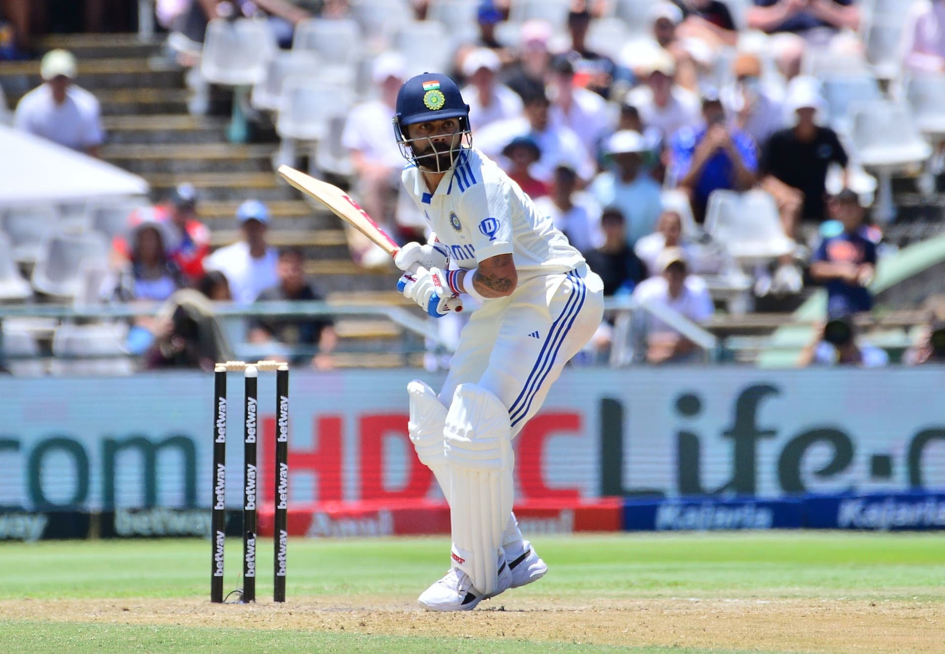 Virat Kohli of India during day 2 of the 2nd Test match