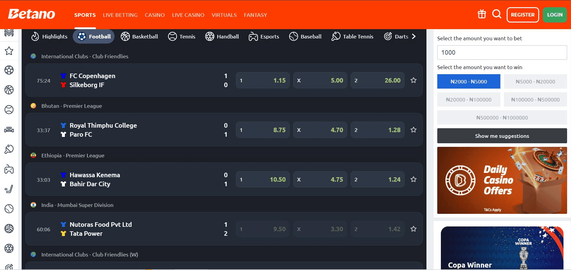 Image Credits: Betano