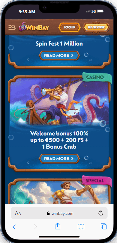 Winbay Welcome Bonus