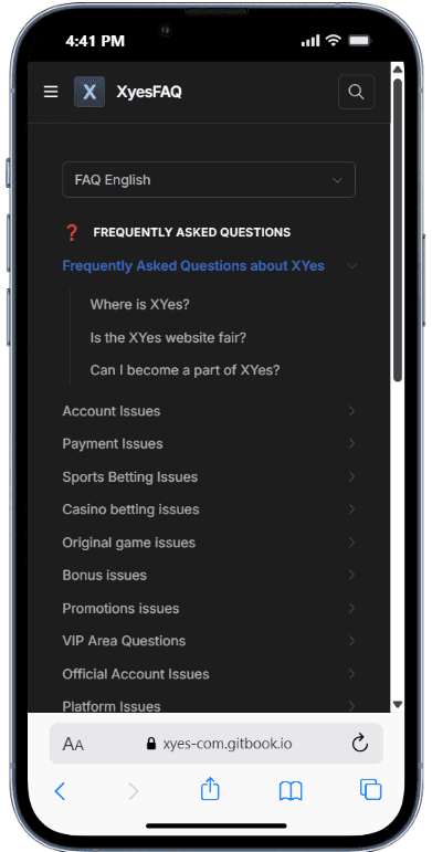 Xyes Casino’s Help Desk and FAQs.png