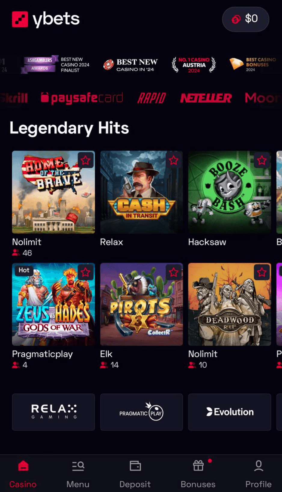 Ybets User Experience & Website Design