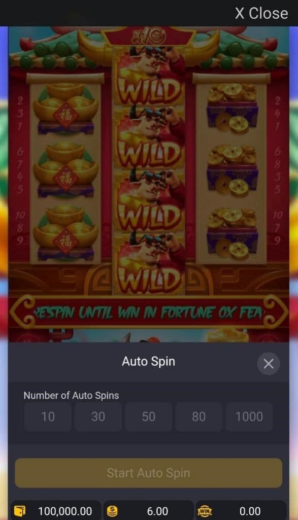 You can start spinning by clicking on the spin button or pressing