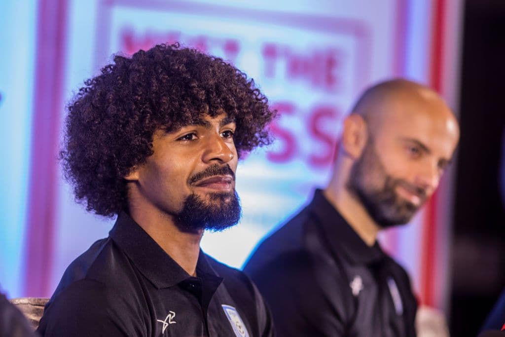 Hamza Choudhury is seen during his first official  press