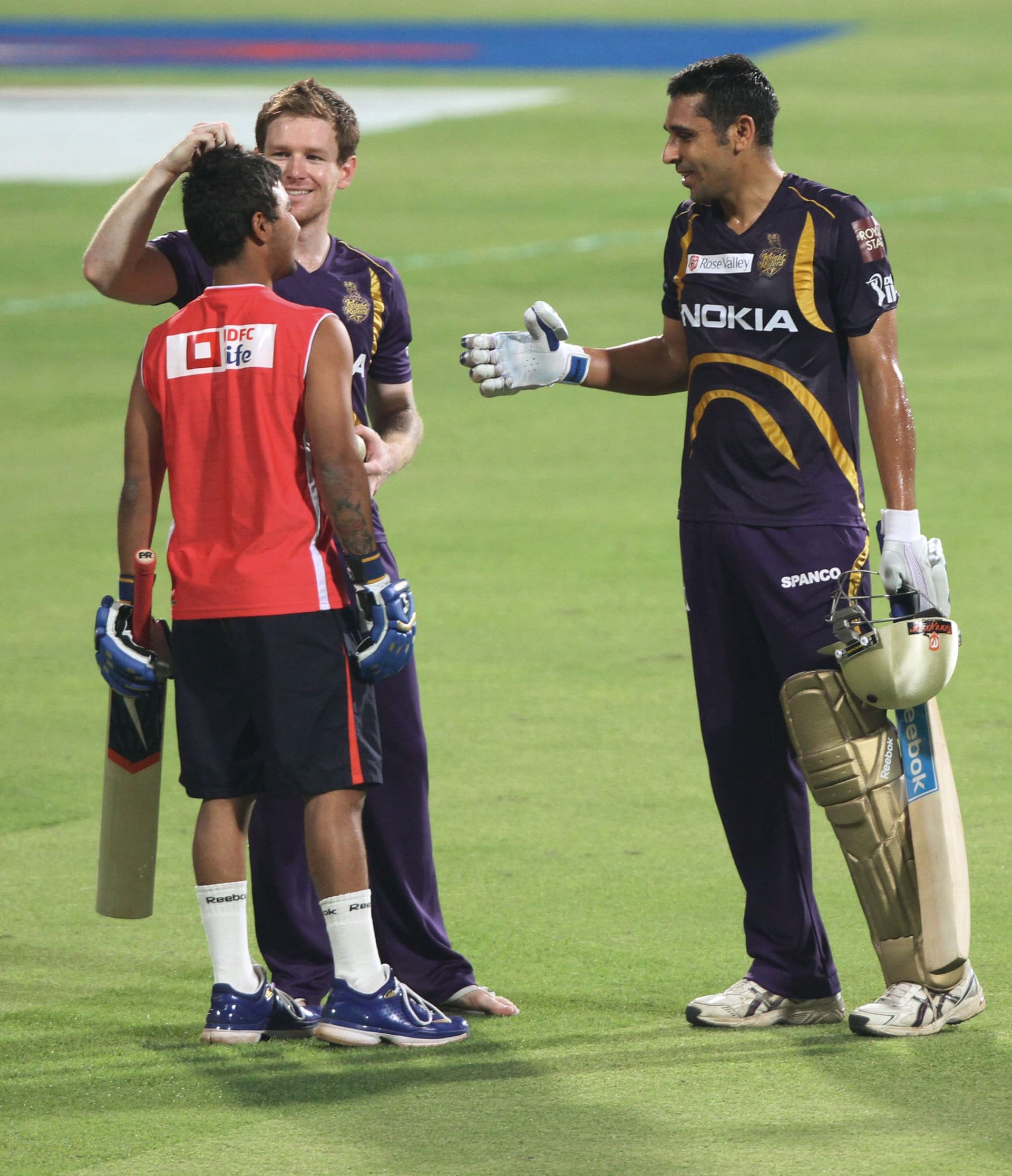 Kolkata Knigh Riders And Rajasthan Royals Nets Practice