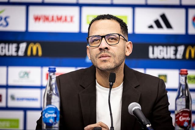 Press Conference Held By Strasbourg's British Head Coach Liam Rosenior