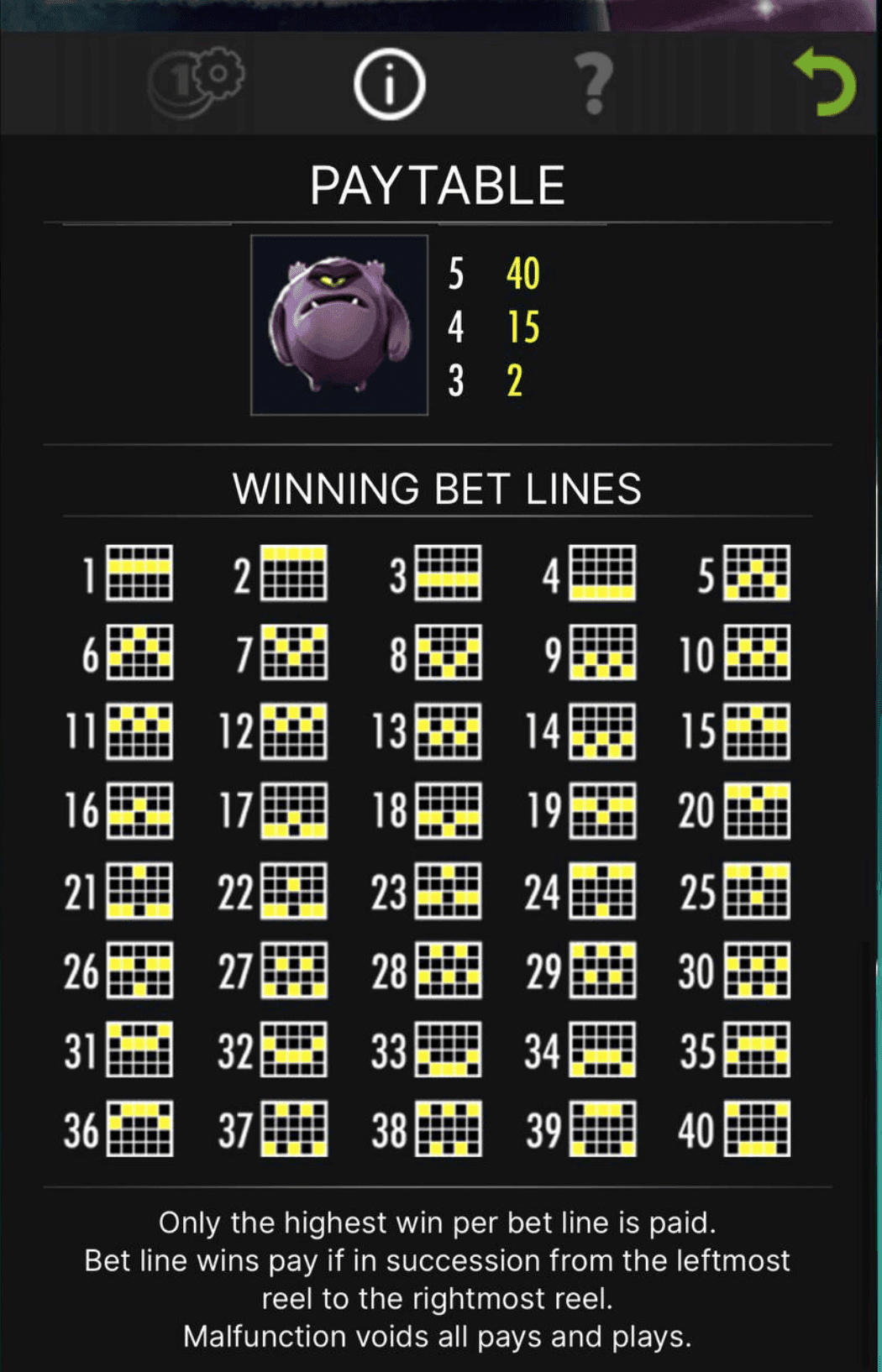 space wars Reels, Rows, Paylines.png